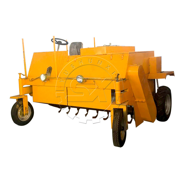 Máquina de transformación de compostaje YSX para compostaje rápido Velocidad de trabajo 7,5-8 m/min 400-500 m3/h